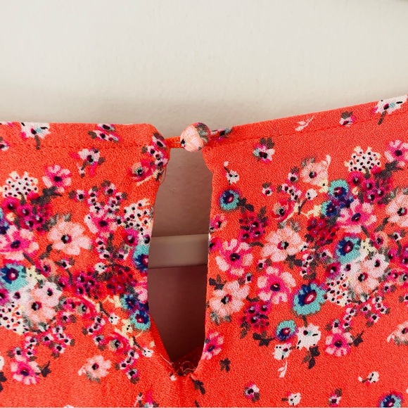 White Birch Red Floral Midi Dress - Picture 11 of 11